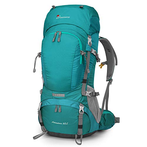 MOUNTAINTOP 50 60L Mochila de Senderismo Impermeable Multifuncion de Camping al Aire