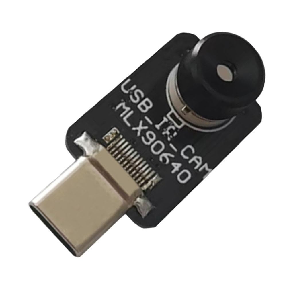 MLX90640 - Telecamera termica per immagini termiche, modulo sensore 32x24, monitoraggio industriale e casa, termometro senza contatto, nero