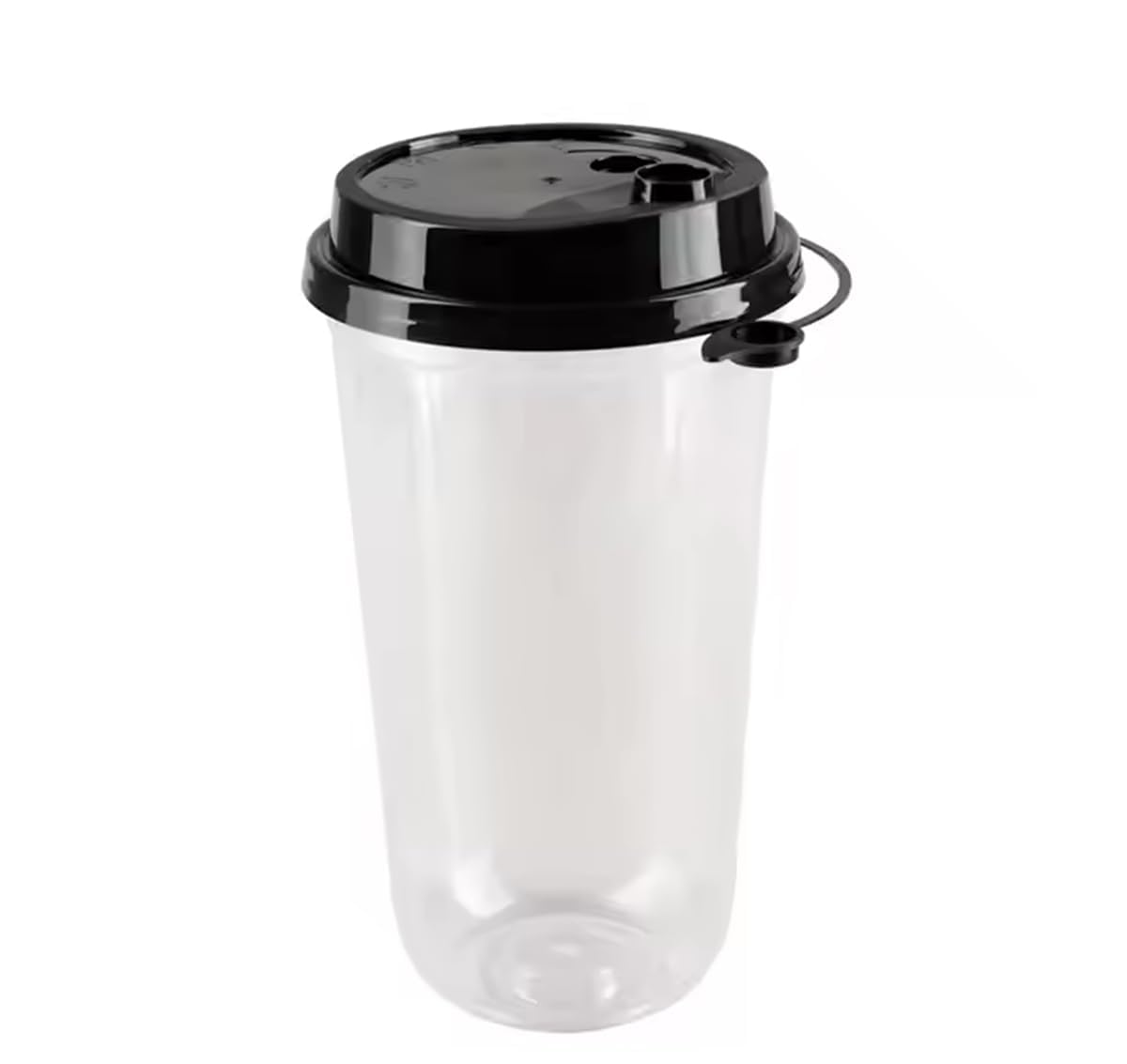 Divatos 250ML Sipper Glass with Lid | Round Empty Transparent Plastic Cup Reusable, Spill-Proof for Beverages Coffee Shakes Juice | Use Restaurant Home Birthday Party & Events (Set of 25 Glasses) 4