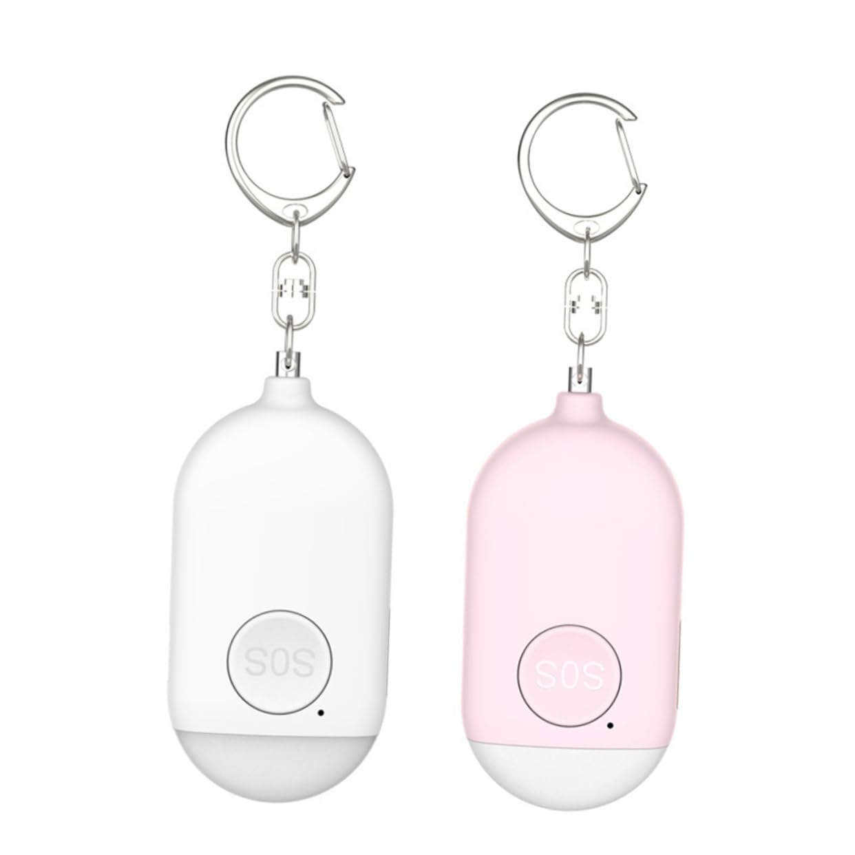 jojofuny 3pièces Alarme Urgence Portable pour Femmes Dispositif De Sécurité Compact Et Léger pour Défense Personnelle à Accrocher sur à Main Ceinture