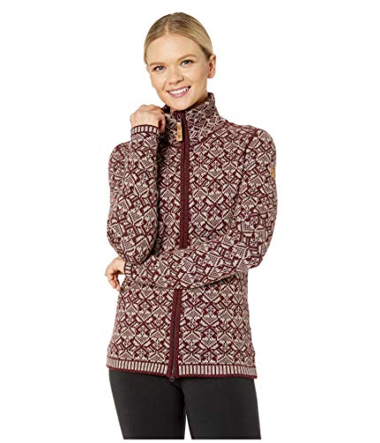 Preisvergleich Produktbild Fjallraven Damen Snow Cardigan W Sweatshirt, Dark Garnet, M