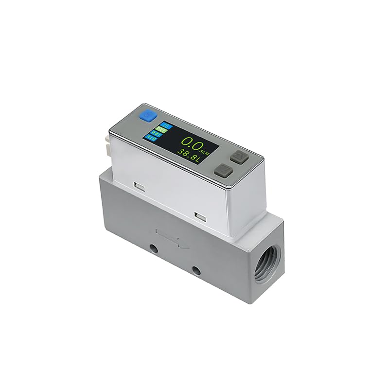 AFM17 Miniature Gas Thermal Mass Flow Meter Compressed Air Nitrogen Oxygen 0.02-200L/min Anti Static High Precision High Stability Easy to Operate