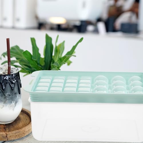 Set de 2 cubiteras con tapa y pala para hielo miniatura 4