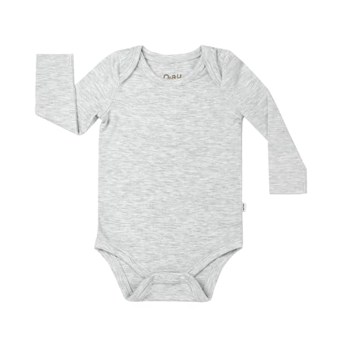 Image of Little Sleepies Long Sleeve Bodysuit for Baby Girls & Boys, Soft Viscose from Bamboo One Piece, Tagless Baby Clothes w/Snaps