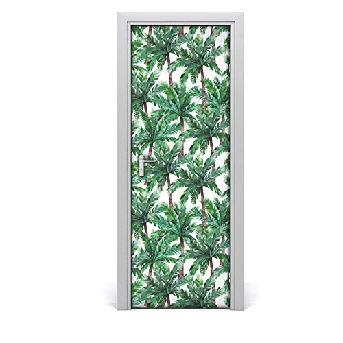 Papier peint sur la porte mural Magic-Stick palmier 85x200 - 2