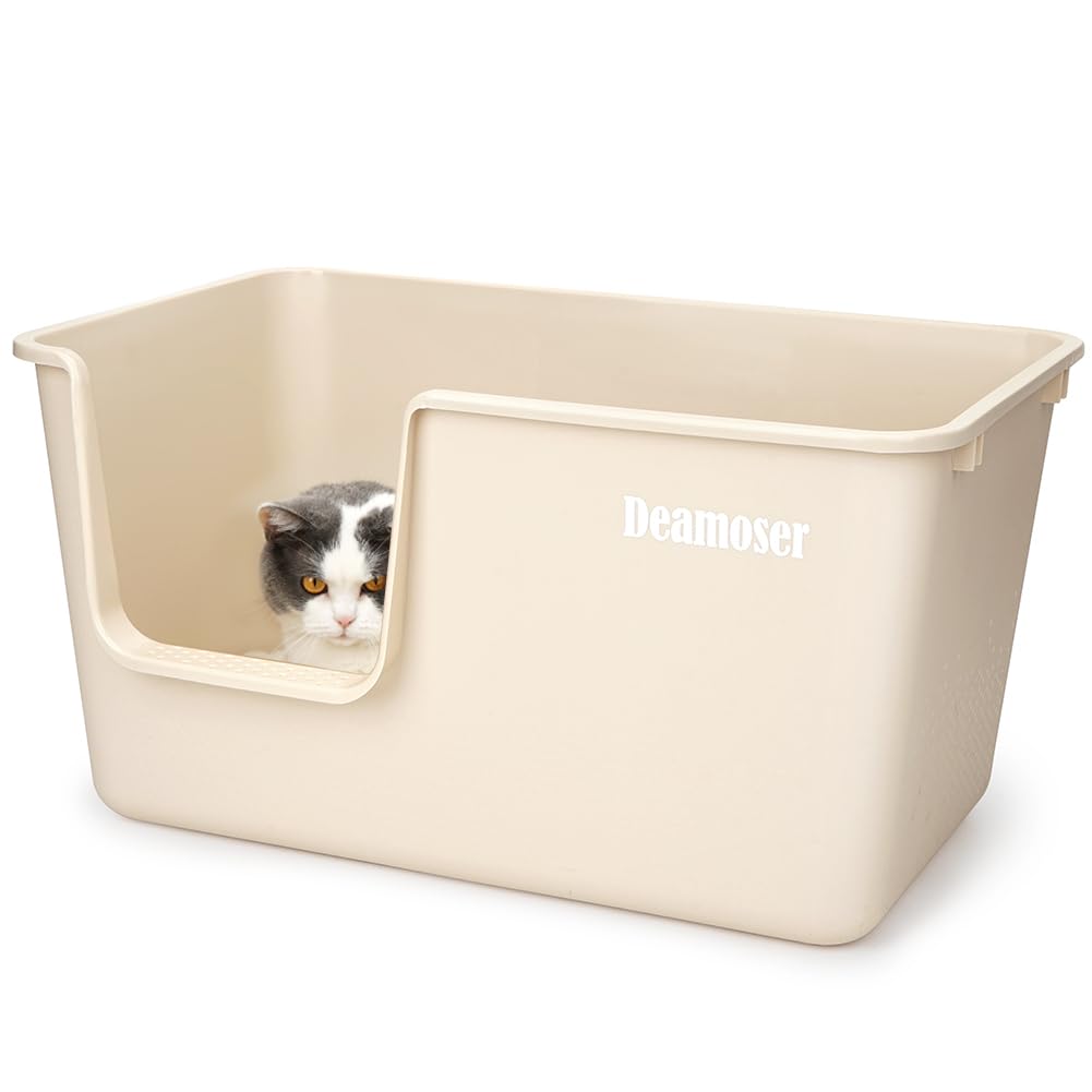 Amazon | 超大型猫用トイレ オープンタイプ 大きい猫 多猫 簡単掃除