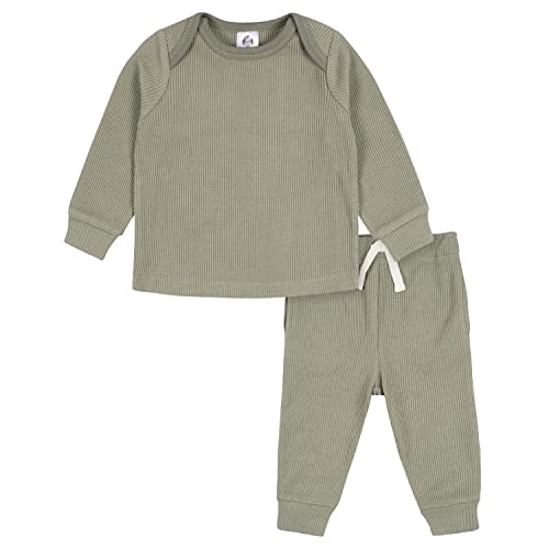 Image of Gerber Baby Boys' Toddler 2-Piece Long Sleeve Tee & Pull-On Jogger Set
