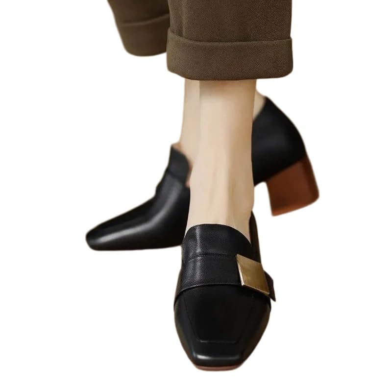 Scarpe Tacco Donna,Décolleté da Donna in Pelle Eleganti