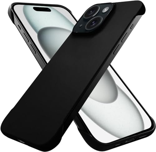 amazon basics Premium Frameless Leather Series with MagSafe, Drop Protection | Camera Protecton, Back Case Cover for iPhone 15 6.1"- Black (B0CSZ785K7) Amazon Price History, Amazon Price Tracker