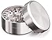 Grinder Premium - Macinino per erbe aromatiche in acciaio inox, 3 pezzi, con meccanismo affilato, diametro 62 mm, custodia protettiva inclusa immagine