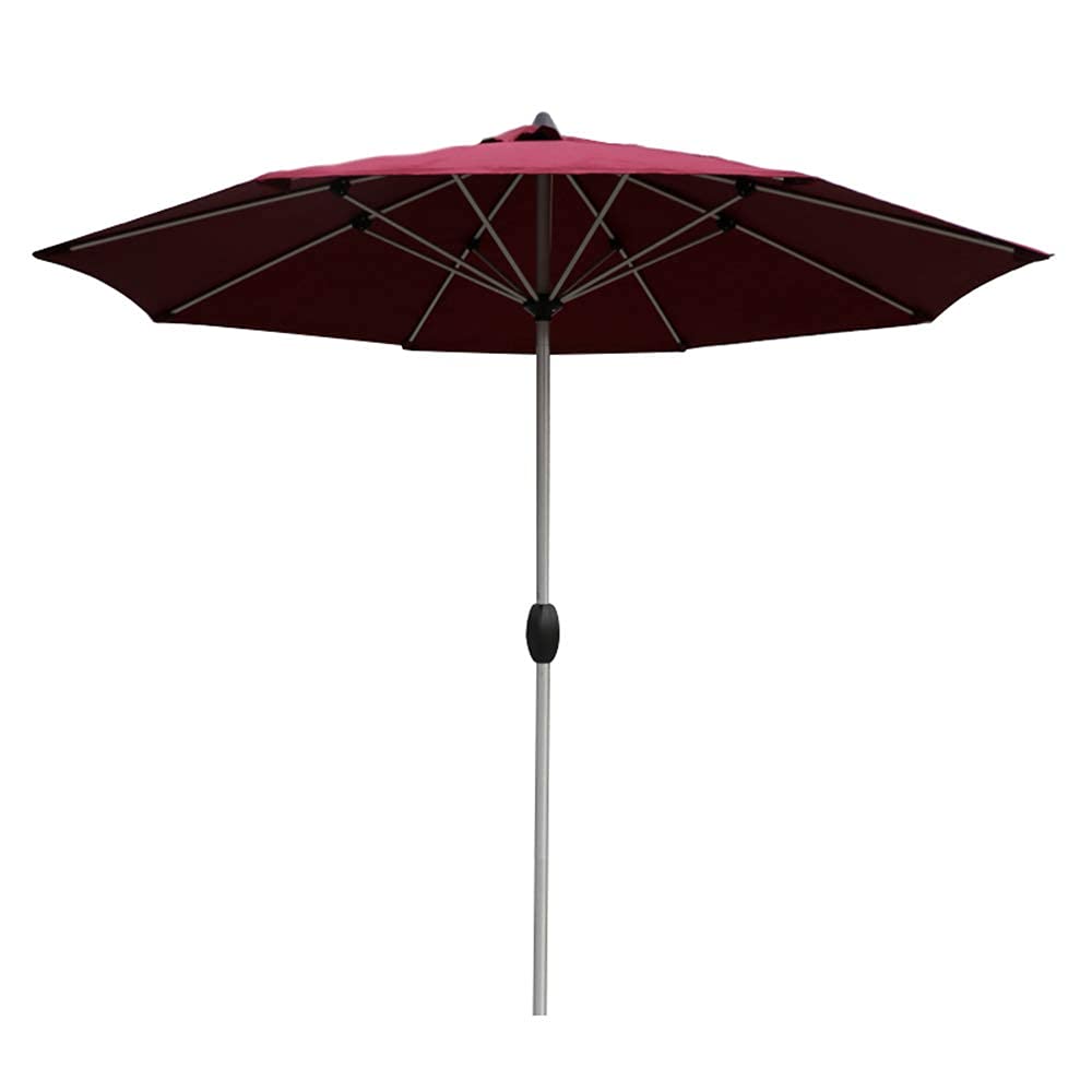 Parasol ogrodowy, parasol ogrodowy 2,7 m, parasol przeciwsłoneczny, z mechanizmem korbowym, do ogrodów zewnętrznych, na balkon i bez podstawy, izolacja termiczn,