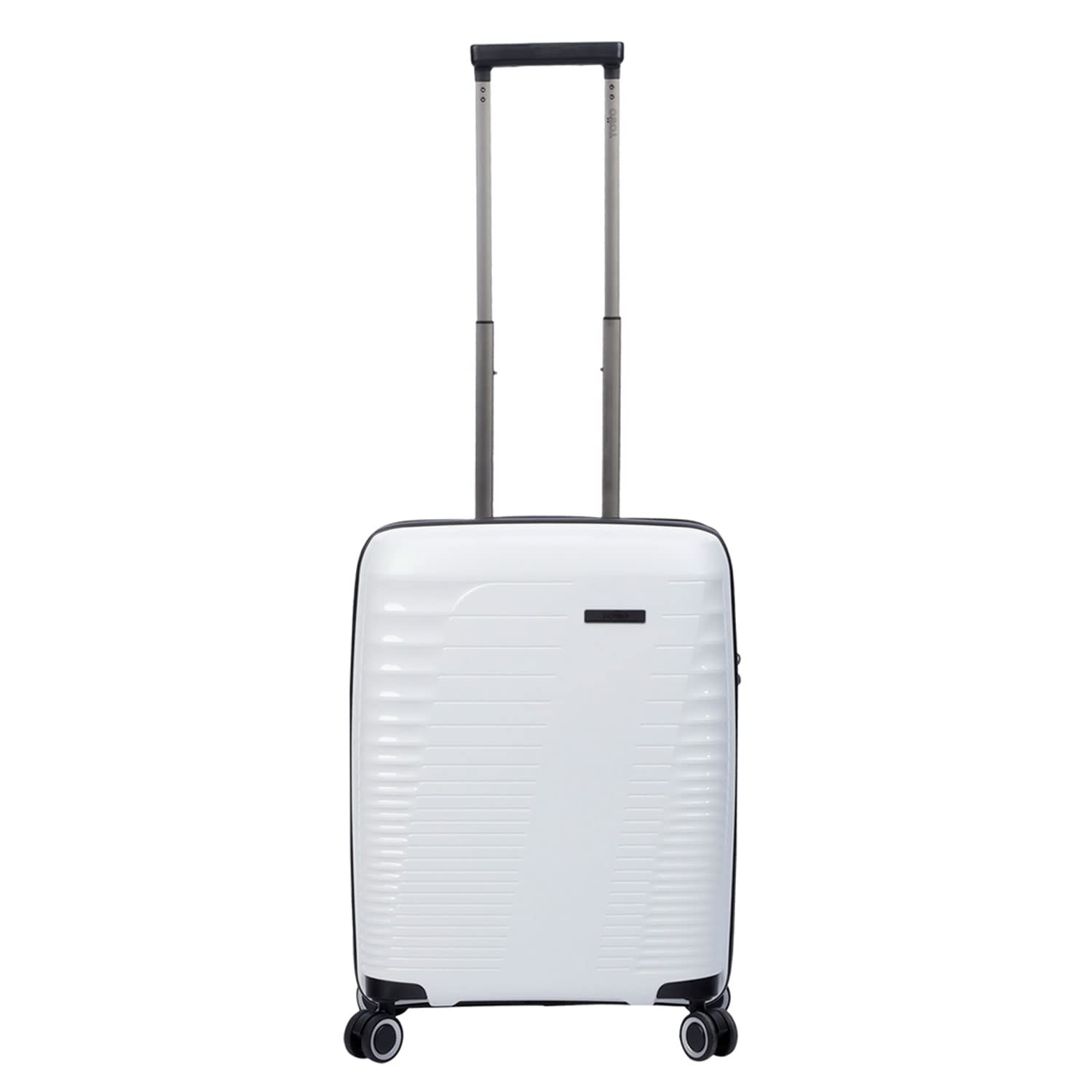 TottoWhite Traveler Small Trolley Suitcase: Travel with Style and Comfort., Grey, Trolley cabina, for TRUEs Travel-Lovers Comes The Traveler Luggage Collection.