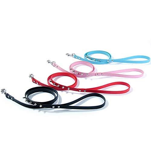 Songbirdth Bite Resistant Pet Leash Small Medium-Sized Dogs Traction Band Faux Leather Belt Heavy Duty Leash For Small Medium Large Dogs White S #TOP1