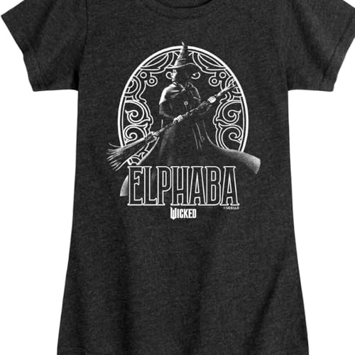 HYBRID APPAREL Wicked - Elphaba Decorative - Girls Toddler and Youth Fitted Short Sleeve Graphic Tee3