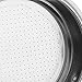 Double Layer Stainless Steel UltraFine Coffee Filter Basket, Double Cup Coffee 51mm Pressurized Porous Filter Strainer, Coffee Machine Replacement Accessories Silver