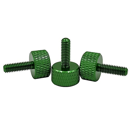M4 Aluminium Knurled Thumb Screws Multicolor 20pcs (M4 x 8
