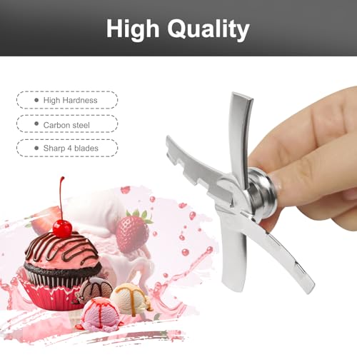 Image of Replacement Paddle Compatible with Ninja Creami NC300 Series Ice Cream Makers,Replacement Parts Blade for Ninja Ice Creami Accessories for NC299AMZ /NC301 /NC300 /NC201