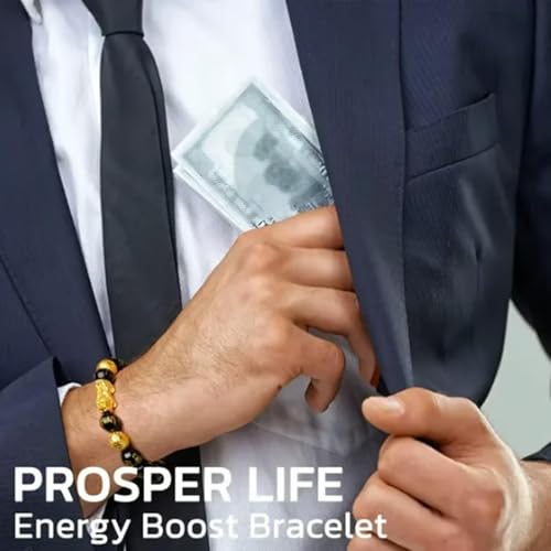 FengShui Wealth And Luck Bracelet, Feng Shui Black Obsidian Pixiu Wealth Bracelet Prosperity Buddha Beads Elastic Bracelets for Women Men Jewelry2