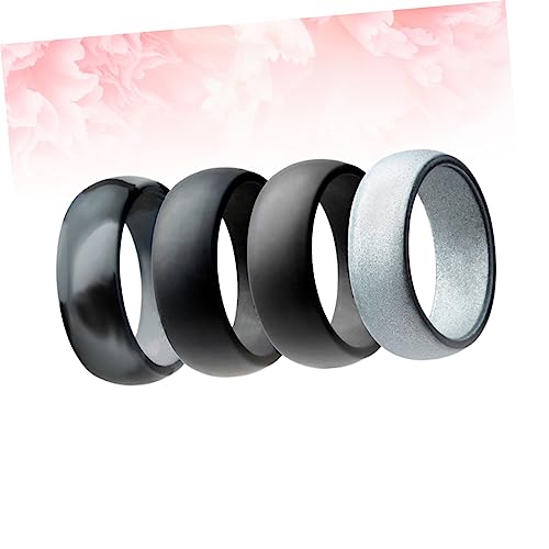 Anillos de silicona para boda TOYANDONA miniatura 2