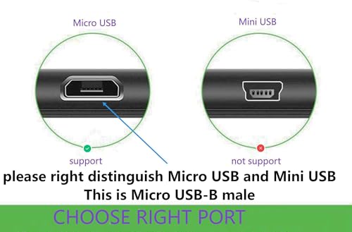 Cable 2 en 1 Micro USB-B y Jack 3.5mm para audio y carga 1m miniatura 5