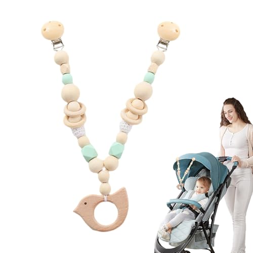 Glugahrif Juguete para cochecito de bebé, juguete para remolque, silla de paseo, silla de paseo, decoración para compras al aire libre, viajes y caminar