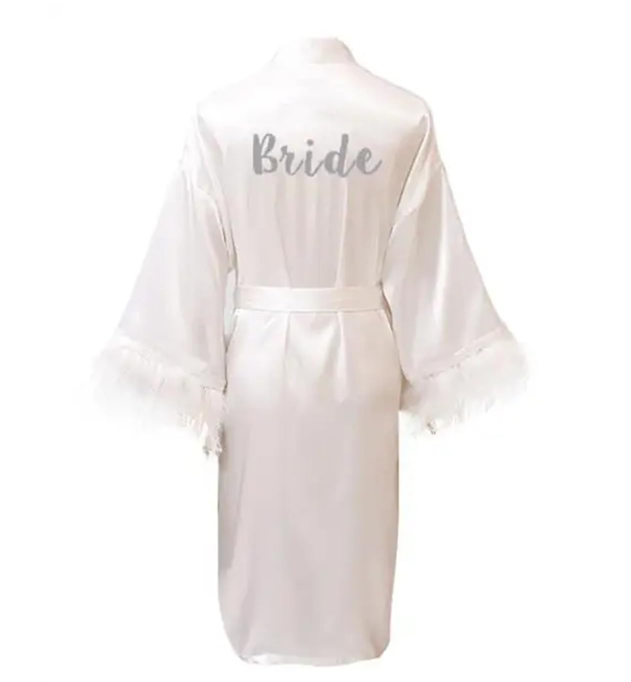 Yeuyyben Kimono in raso pigiama abito da sposa damigella d'onore sorella madre della sposa abiti