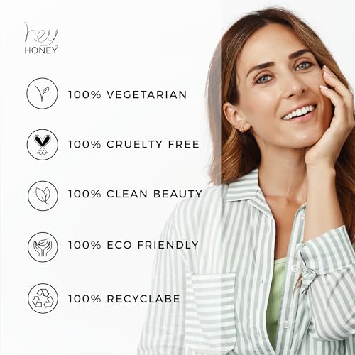 Hey Honey Skincare Relax - Rosacea Relief Cream for Sensitive Skin | Calming Face Moisturizer for Facial Redness & Irritation | Dermatologist Tested, Oil-Free with Honey & Propolis | 2.2 Oz - Image 7