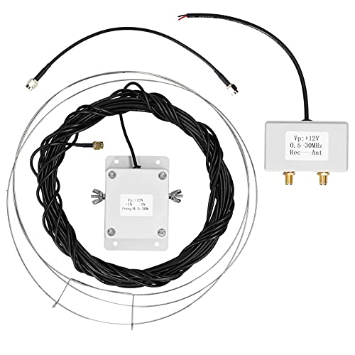 Antena MLA-30 Plus para radioaficionado y escucha SWL en terrazas y balcones