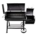 Oklahoma Joe's Longhorn Offset Charcoal Smoker and Grill with 1060 sq. in. Cooking Area in Black, Offset Smoker Grill