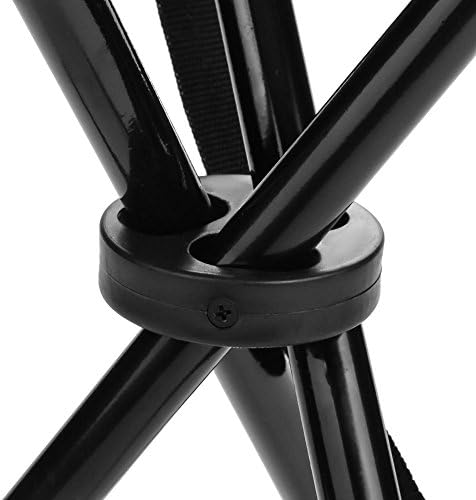 Miniatura 5 de Trípode silla de camping portátil plegable taburete ligero para acampar al aire libre, pesca, picnic, barbacoa, silla plegable (S-verde)