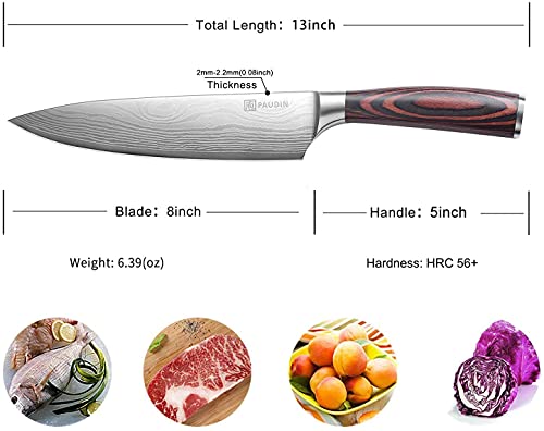 PAUDIN Che Knife and Kitchen Utility Knife - image 6