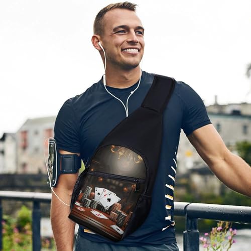 Sling Bag para mujer y hombre, mochila cruzada pequeña miniatura 6