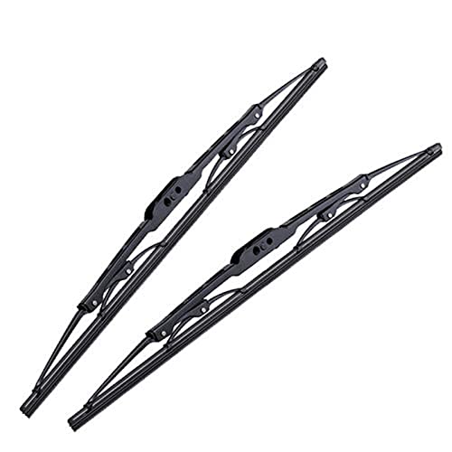 Image of 12V Universal Electric Wiper Motor, ATV Tricycle UTV Windshield Wipers Kit Compatible with Polaris Ranger Golf Cart Windshield Wiper Kit, 90 Degree Motor, 15.7 /17.7 in Arm /Blade