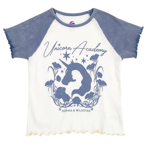 Unicorn Academy Sophia & Wildstar Girls T-Shirt Little Kid Sizes (4-6)