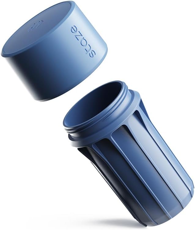 Staze Air Tight Smell Proof Container (148ml) Vacuum Seal Jar Waterproof Food Storage Canister Portable Small Smell Proof Jar for Coffee Herb Spice & Gummies - (REEF)