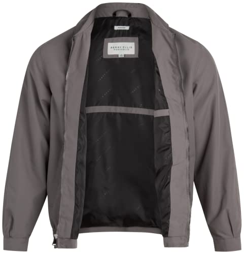 Image of Perry Ellis Mens Golf Windbreaker Jacket - Soft Microfiber Water Resistant Zip Up Casual Windbreaker Jackets for Men