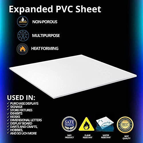 Hoja de PVC Expandido Performore 25mm Blanca 12x24 pulg miniatura 5