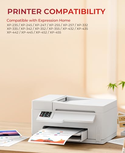 ejet 29XL Ink Cartridge Compatible for Epson 29 XL Ink for Expression Home XP-342 XP-335 XP-235 XP-442 XP-352 XP-247 XP-255 XP-332 XP-345 XP-432 XP-435 (Black Cyan Magenta Yellow,10 Pack)