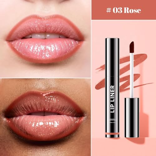 Image of Lip Stain Peel Off Tattoo Lip Liner Waterproof Rose Pink | Transfer-Proof Peel Off Lip Stain with Matte Finish, Long-Lasting & Moisturizing Lip Tint For All Skin Types, Gifts for Women