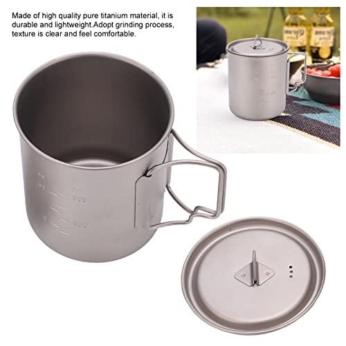 Tasse d'eau portable en titane camping et tasses de voyage légères - 3