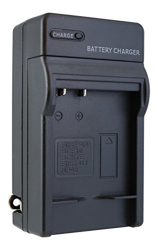 Panasonic Lumix DMC-FH20 Digital Camera Battery Charger - TechFuel AC & DC Compatible Travel Battery Charger