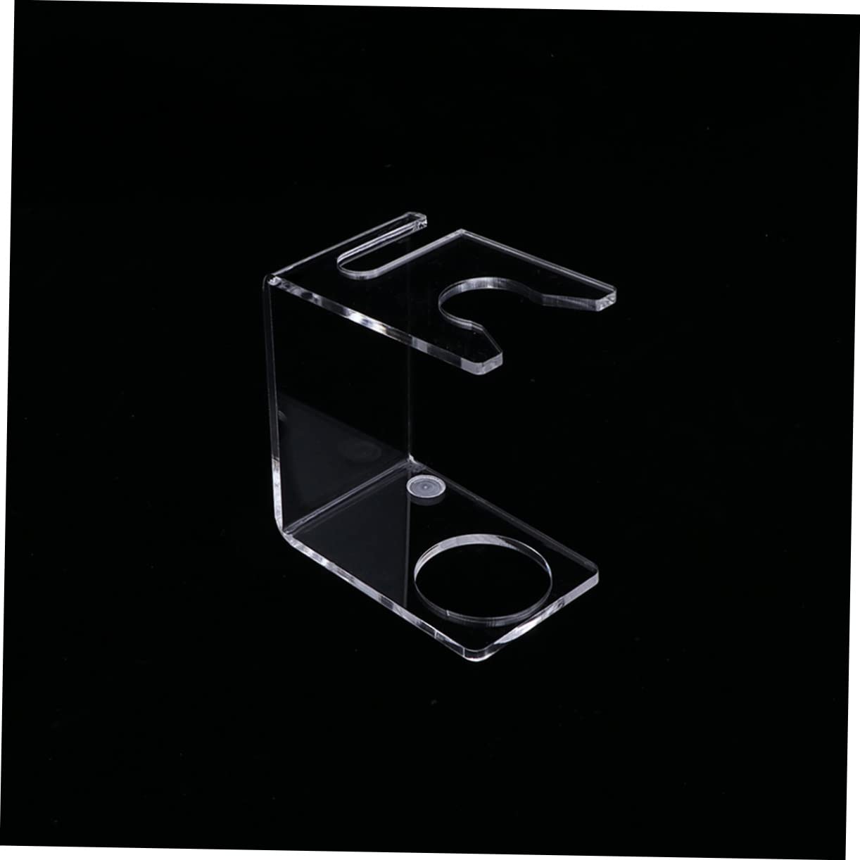 minkissy 2pcs Acrylic Shaving Brush Holder Sturdy Razor Brush Stand for Men Razor