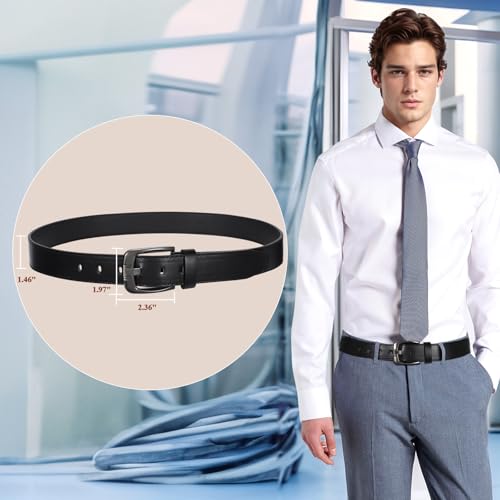 Mens leather Belt with Adjustable Buckle Waist Golf Belt for Men Casual Jeans Business Work Dress3