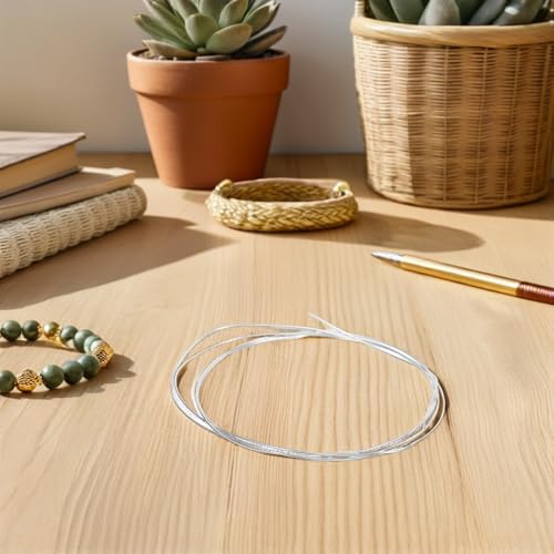 Alambre de plata auténtica ideal para crear collares hechos a mano en casa 4