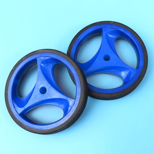 Juego de ruedas de entrenamiento para bicicleta Healifty, ruedas auxiliares de soporte azules con abrazadera de 12 a 20 pulgadas, accesorios silenciosos para ciclismo para niños, estabilizador estable para bicicletas miniatura 6