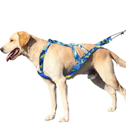 Hundegeschirr für Schlitten, Mehrzweck-Hundegeschirr, Welpengeschirr, Outdoor-Hundeseil, flexibles Hundetrainingsseil für Rodeln, Spaziergänge im Freien
