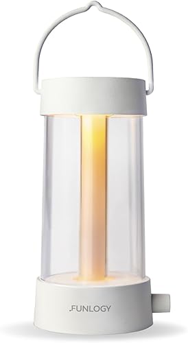 Miniatura 10 de Farol – Linterna LED recargable para campamento, luz vintage regulable de 360°, banco de energía de 4000 mAh, alto CRI 95, IPX4 resistente al agua,
