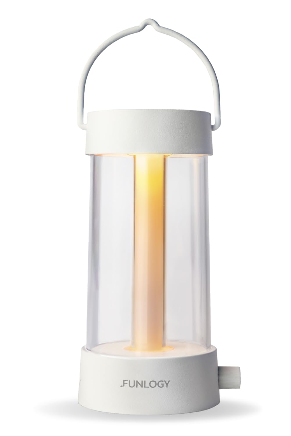 FUNLOGY Linterna LED recargable para camping, luz vintage regulable de 360°, banco de energía de 4000 mAh, alto CRI 95, resistente al agua IPX4, portátil para el hogar, emergencia, al aire libre