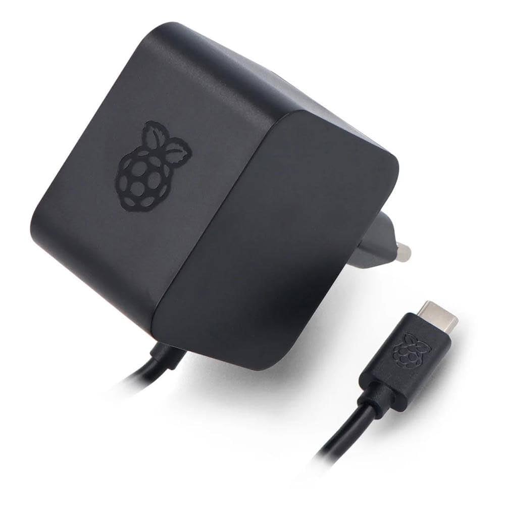offizieller Raspberry Pi 5 USB-C Netzteil 27W, USB-C Power Supply, schwarz:  Amazon.de: Elektronik & Foto