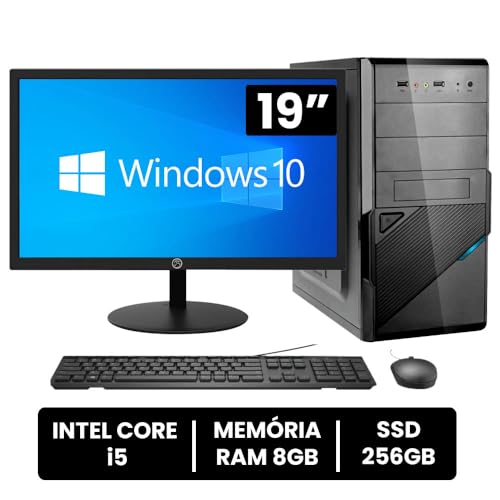 Computador Completo Intel I5, 8gb Ram, Ssd 256, Monitor 19 - Uso ...